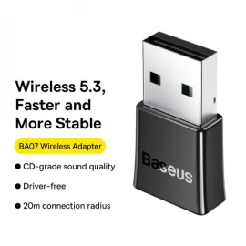 Baseus BA07 5.3 Bluetooth-адаптер для ПК (черный)