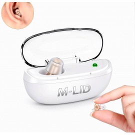 Слуховой аппарат M-LID G19 – невидимый, перезаряжаемый, с цифровым чипом и шумоподавлением (один аппарат, телесный цвет) Слуховой аппарат M-LID G19 – невидимый, перезаряжаемый, с цифровым чипом и шумоподавлением (один аппарат, телесный цвет)