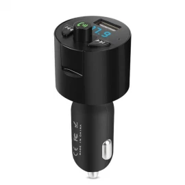 Xboss стерео один Bluetooth FM-передатчик беспроводной автомобильный FM-передатчик радио адаптер автомобильный комплект универсальное автомобильное зарядное устройство с USB-портом для зарядки громкой связи для iphone Samsung и т. Д.