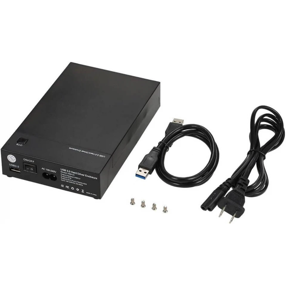 XBOSS HD+ USB 3.0 SATA HDD SSD Внешний Корпус – 5Gbps, Поддержка 8TB, OTB, UASP