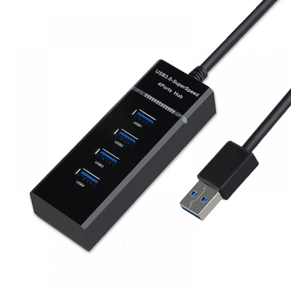Xboss c8 4-портовый USB 3.0 концентратор высокой скорости 5 Гбит / с Скорость передачи данных Легкий USB-кабель-адаптер для PS4 / PS4 Slim / PS4 Pro // Xbox One / Xbox360 / компьютер ноутбук