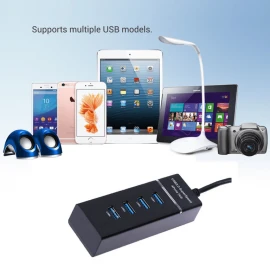 Xboss c8 4-портовый USB 3.0 концентратор высокой скорости 5 Гбит / с Скорость передачи данных Легкий USB-кабель-адаптер для PS4 / PS4 Slim / PS4 Pro // Xbox One / Xbox360 / компьютер ноутбук