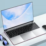 XBOSS Ноутбук 15.6" Full HD IPS, Intel Celeron N3450, 32GB RAM, 128GB SSD, Windows 10 Pro, ультратонкий и лёгкий, с подсветкой клавиатуры, WiFi 6, для работы и учёбы