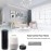 Умный выключатель Tuya Zigbee 2-кнопочный | Сенсорное управление для освещения, вентиляторов и дверей