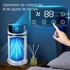 Amoi Портативный Умный Кондиционер переменного тока с 7 светодиодами, мини-USB-кондиционер, охлаждающий вентилятор для дома и офиса