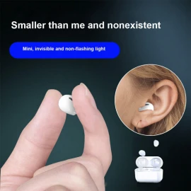 XBOSS PRO 4S+ Невидимые bluetooth наушник скрытые наушники для работы, сна, музыки, аудиокниг (Белый)