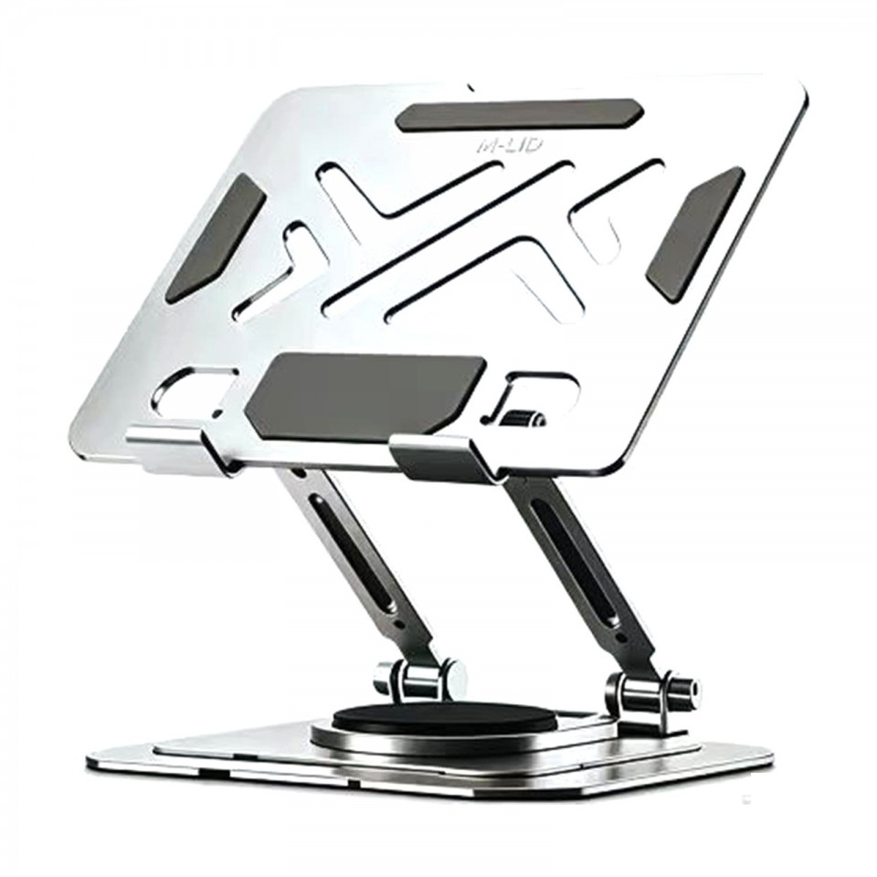M-LID TabMax Большая металлическая складная подставка для планшета 720°, регулируемая по высоте