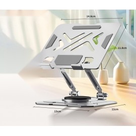 M-LID TabMax Большая металлическая складная подставка для планшета 720°, регулируемая по высоте
