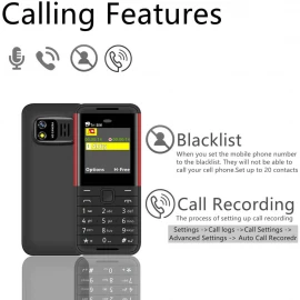 XBOSS 5310 Самый Маленький 3 Сим Карты Телефон в Мире