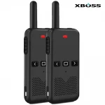 XBOSS M1 2 шт., 6 Вт, 4000 мАч, дальность действия 3-6 км, высокомощный домофон, открытый портативный мини-двусторонняя рация, перезаряжаемая - рация купить