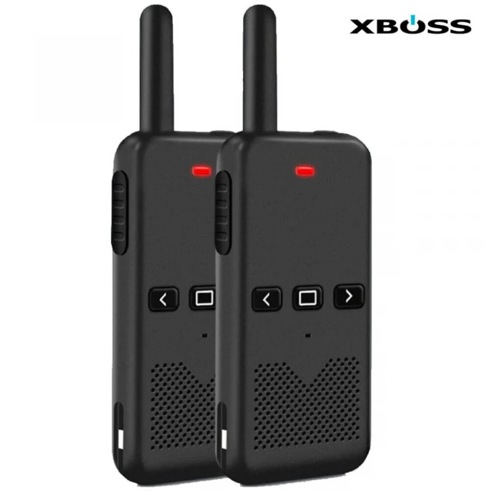 XBOSS M1 2 шт., 6 Вт, 4000 мАч, дальность действия 3-6 км, высокомощный домофон, открытый портативный мини-двусторонняя рация, перезаряжаемая - рация купить